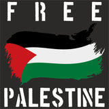 Free Palestine Printed Hoody